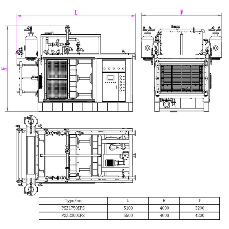 EPS Cornice Molding Machine Green Building EPS Machine