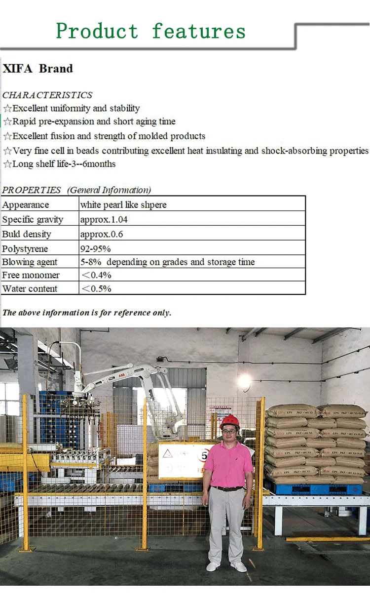 EPS Resin High Quality EPS Raw material Expandable polystyrene Styrofoam material - EPS Resin 3 1 - Green Building EPS Machine