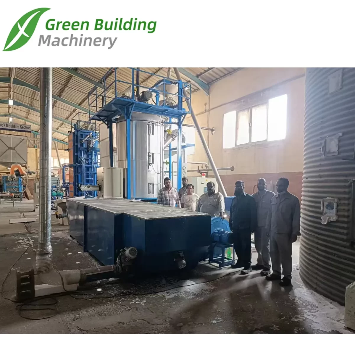 EPS block molding production line - EPS block molding production line 4 - Green Building EPS Machine