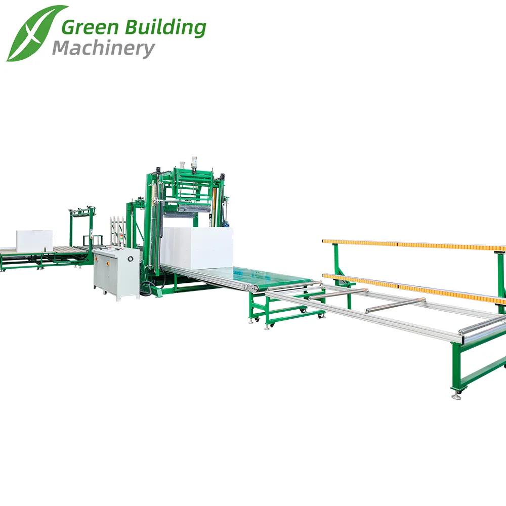 Fully automatic continuous foam cutting machine with vibration cutting and automatic wire setting - GB SPC200600 3C series EPS cutting machine 2 - Green Building EPS Machine