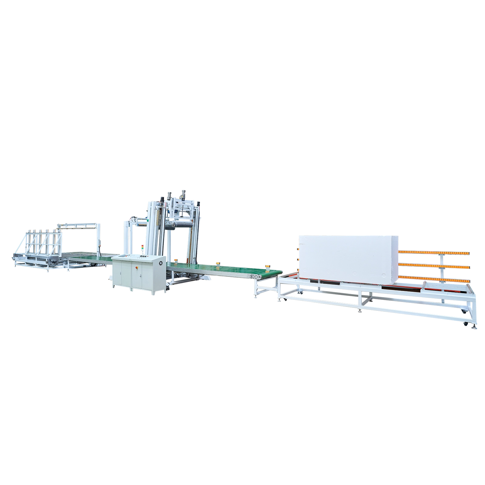 Automatic Three Table Continuous Eps Sheet Cutting Machine - Green Building EPS Machine